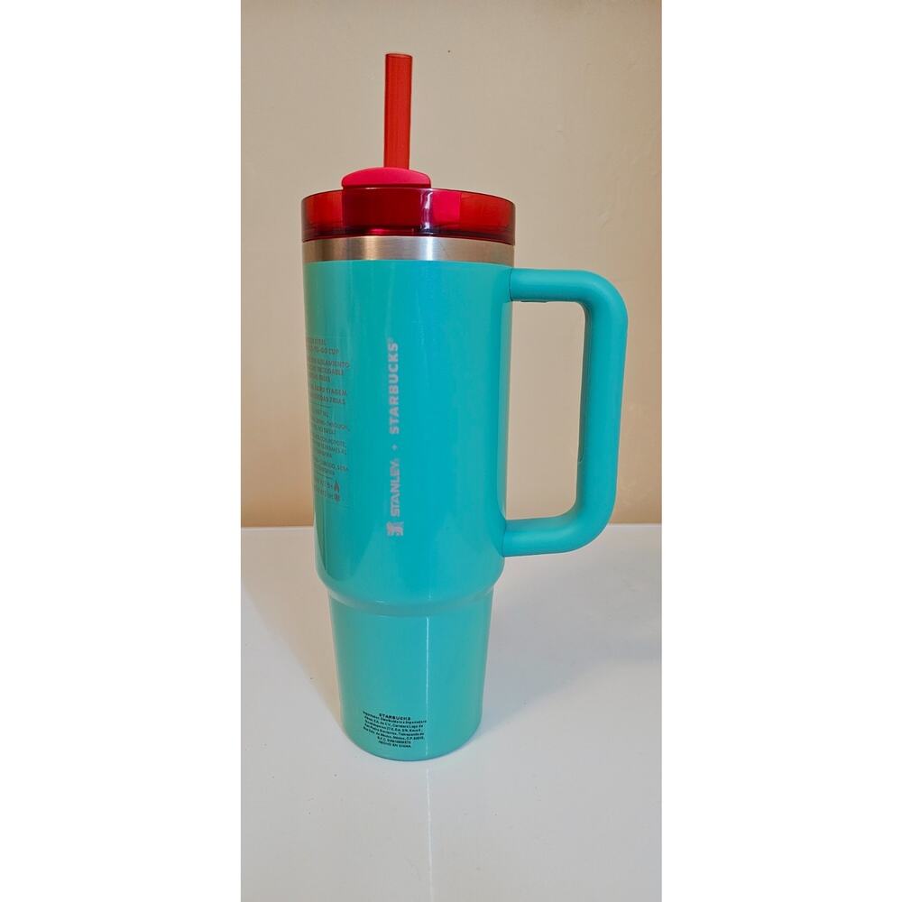 NEW Stanley x Starbucks Mexico Elf Holidays 2024 Green & Red Tumbler, 30oz BNWT